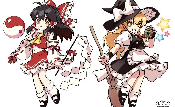 東方project「霊夢・魔理沙」FA