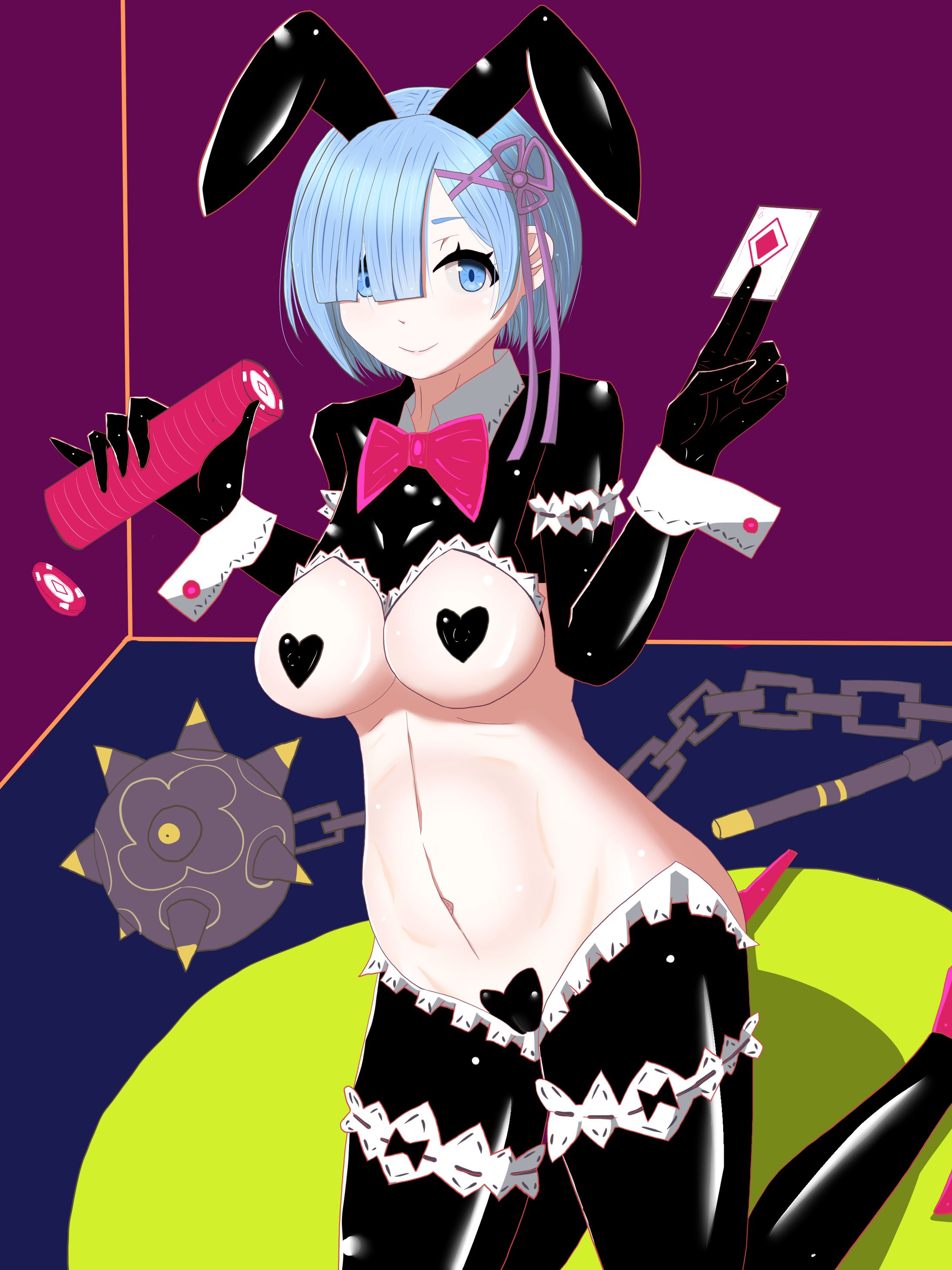 レム逆バニー-1
