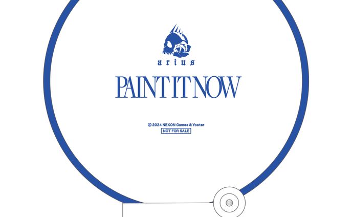 株式会社Yostar ブルーアーカイブ CD「PAINT IT NOW」特典うちわ 商品企画・デザイン