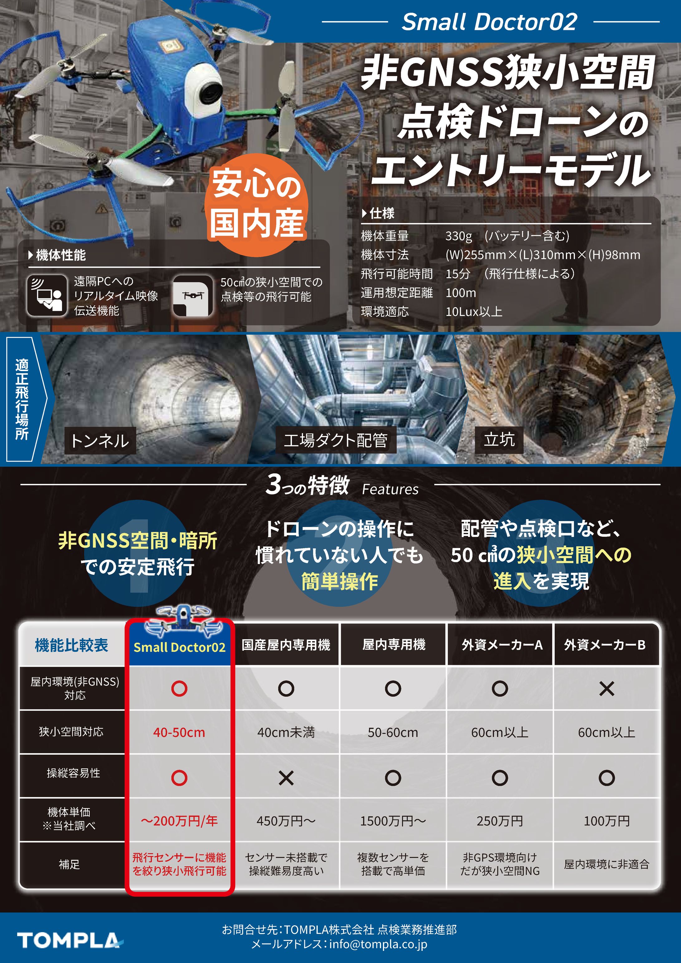 ドローン機体 A4チラシ-1