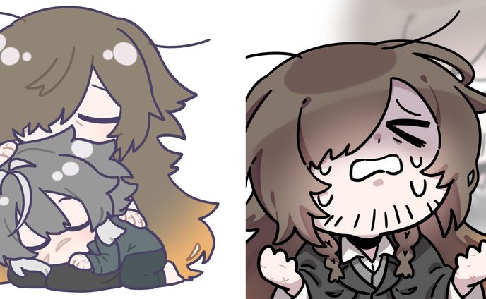 Chibi emotes by momosorairo