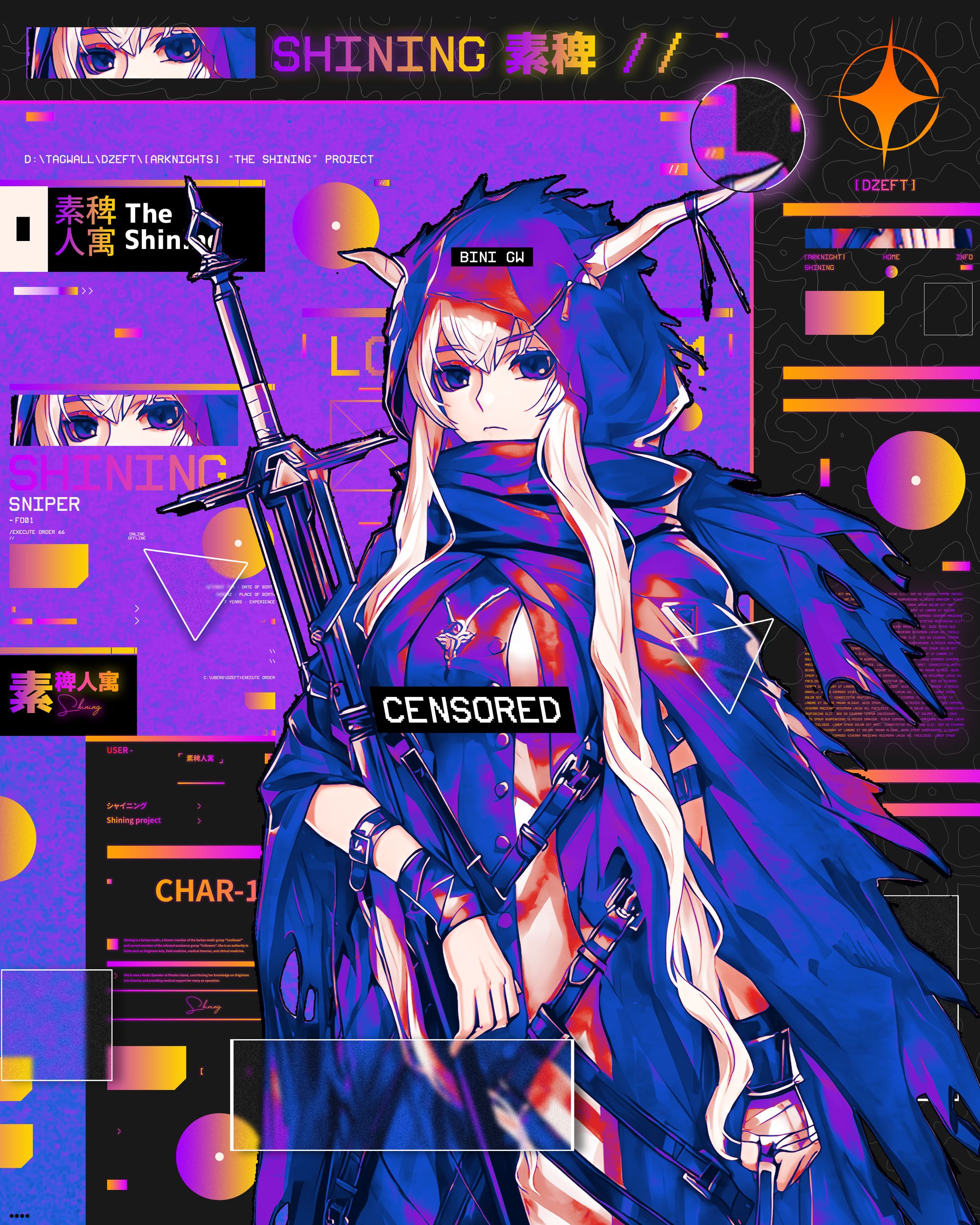 Shining arknight poster -1