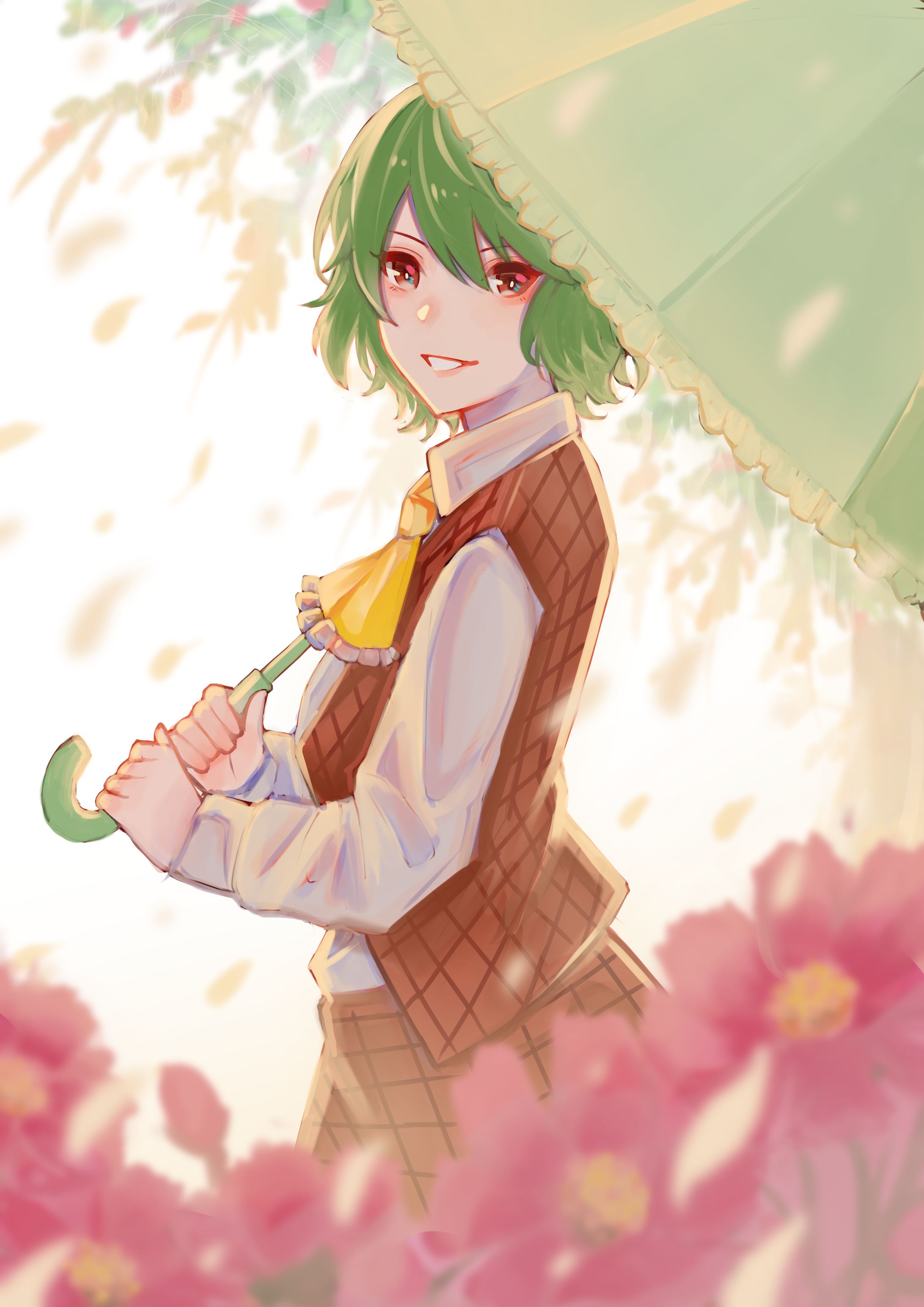 秋の花と供に/風見幽香-1