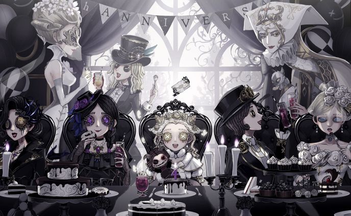 第5人格　4周年記念イラスト　