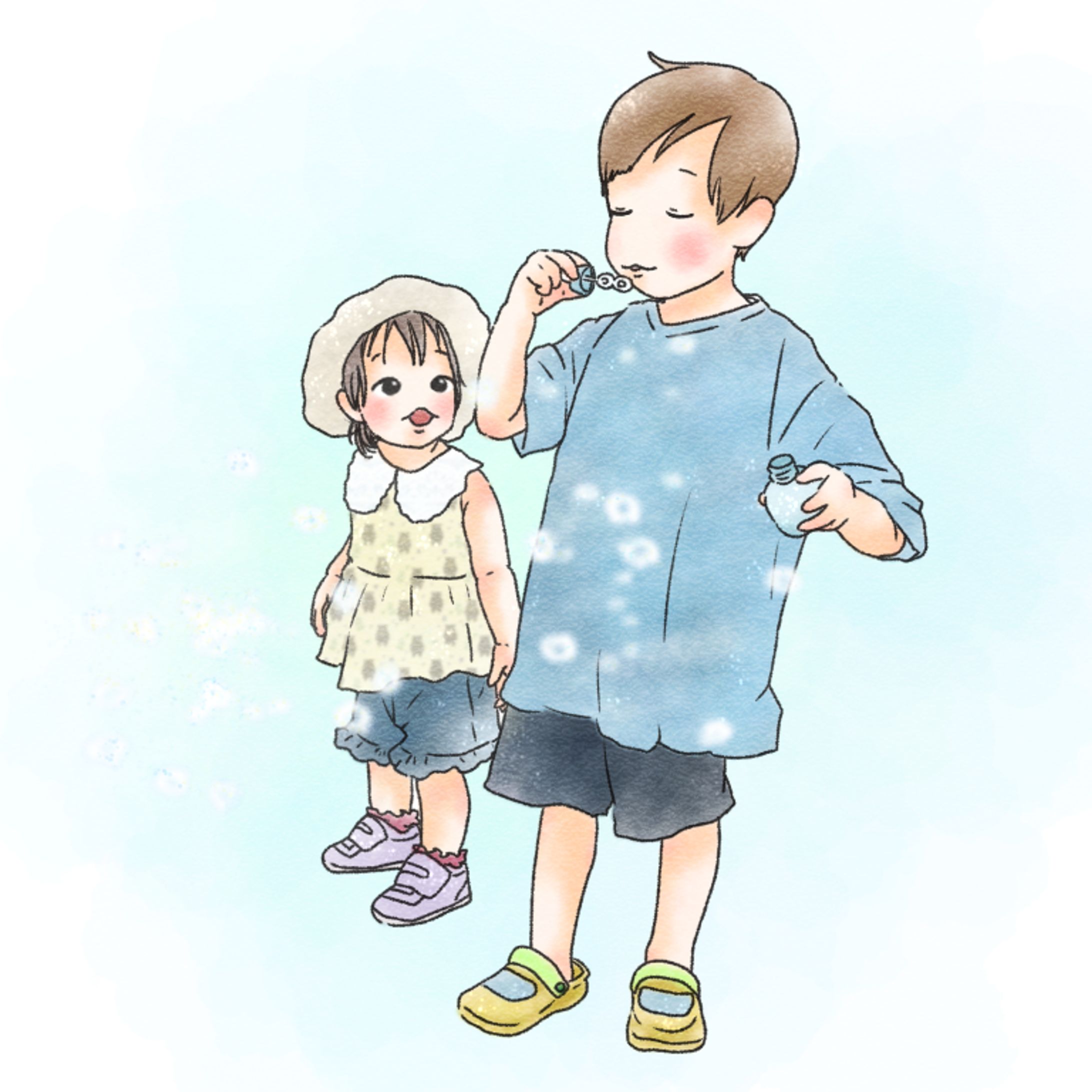 子供イラストカット-1
