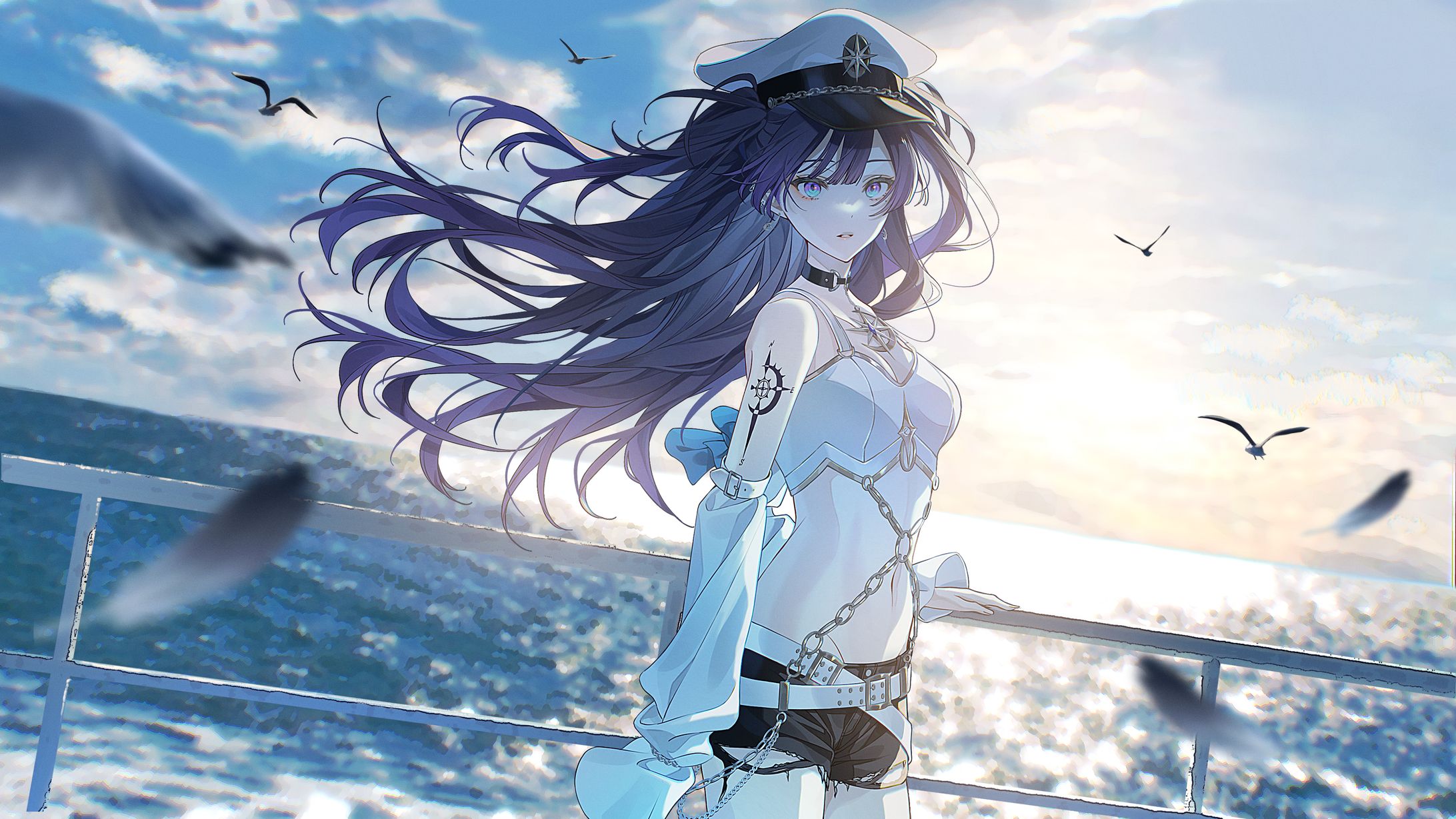 株式会社BlueOrbit様 -【歌ってみた】海色/AKINO from bless4【星掴ゼノ】　MVイラスト制作-1