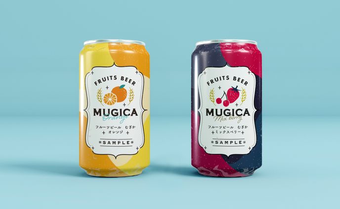 フルーツビール　むぎか