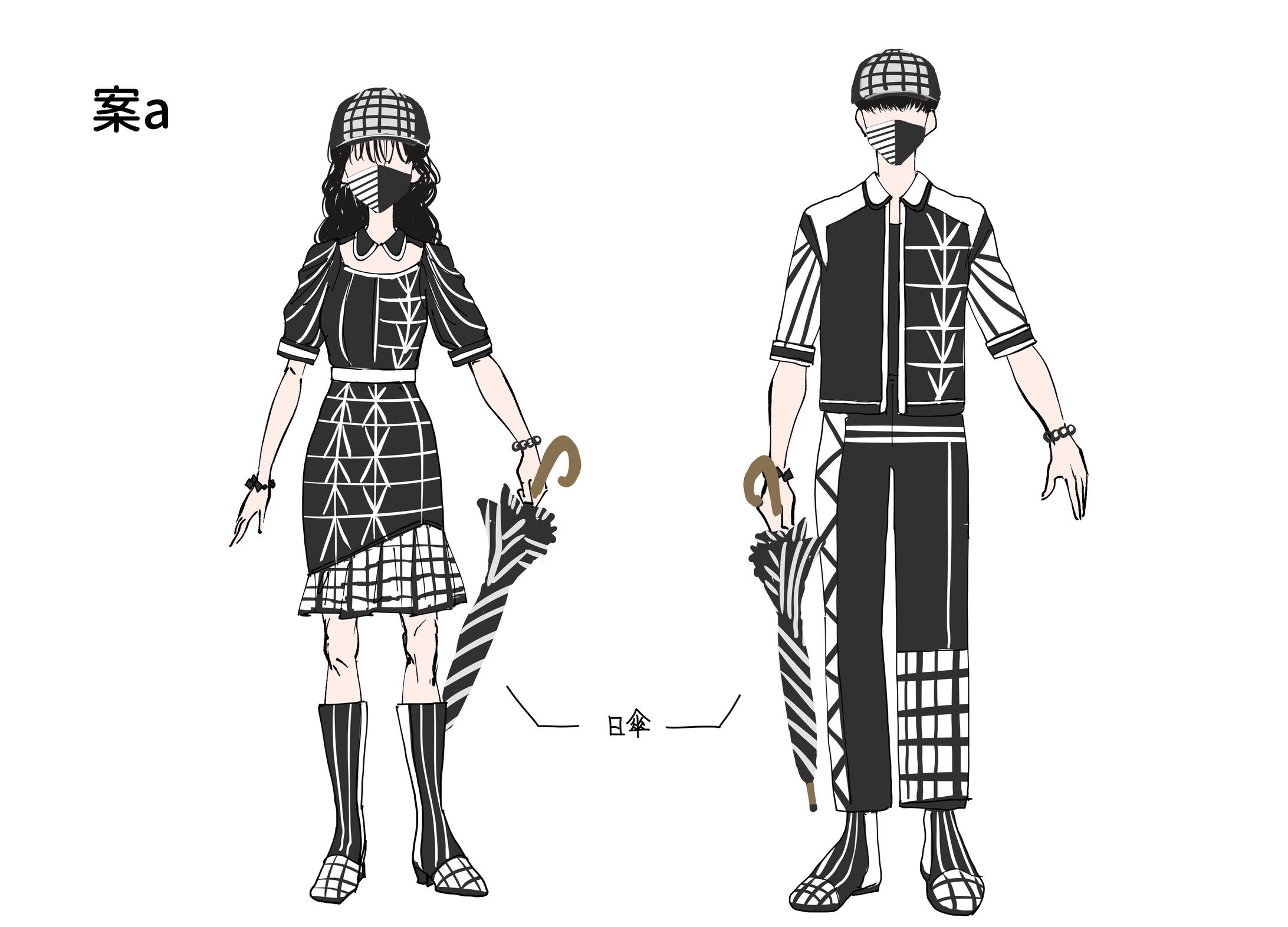 コスチュームデザイン(韓国系ワンピース)-1