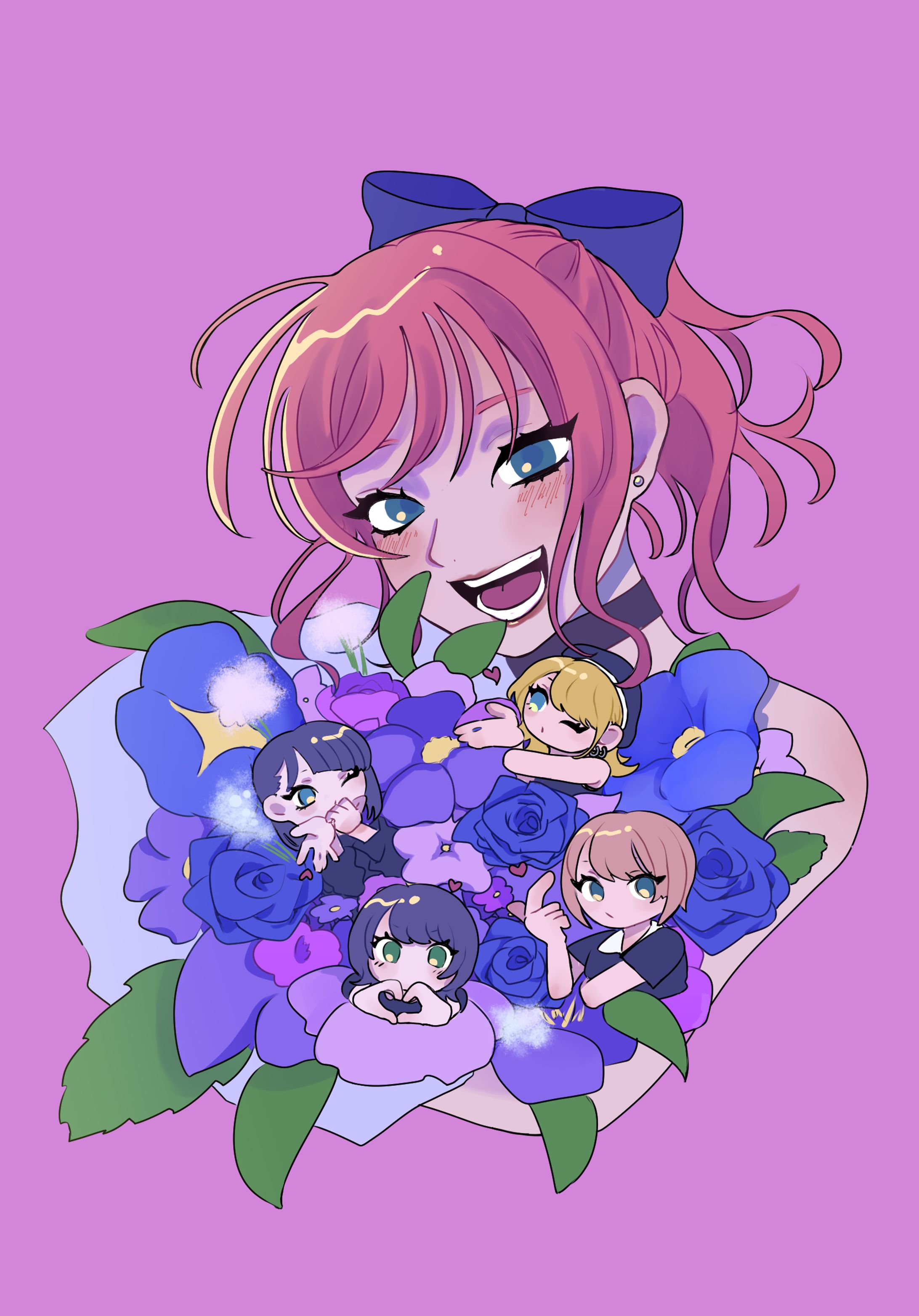 Zsasz 朔　生誕祭メッセージカードイラスト-1