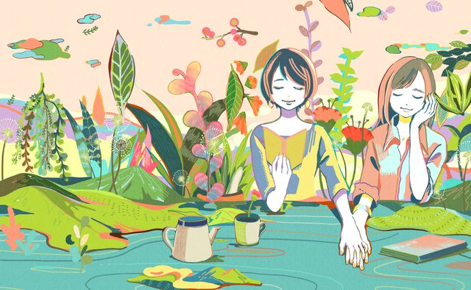 ガレット４月号目次扉絵