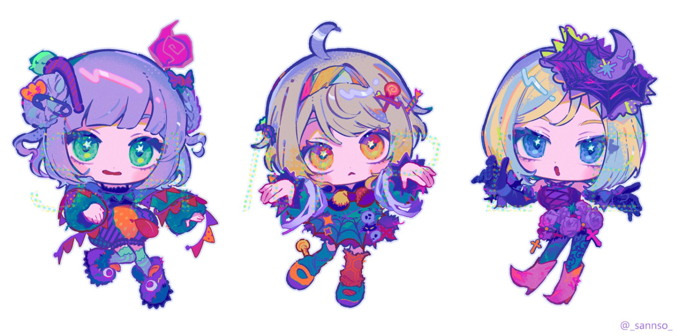 『仮装狂騒曲』cover│MVイラスト-1