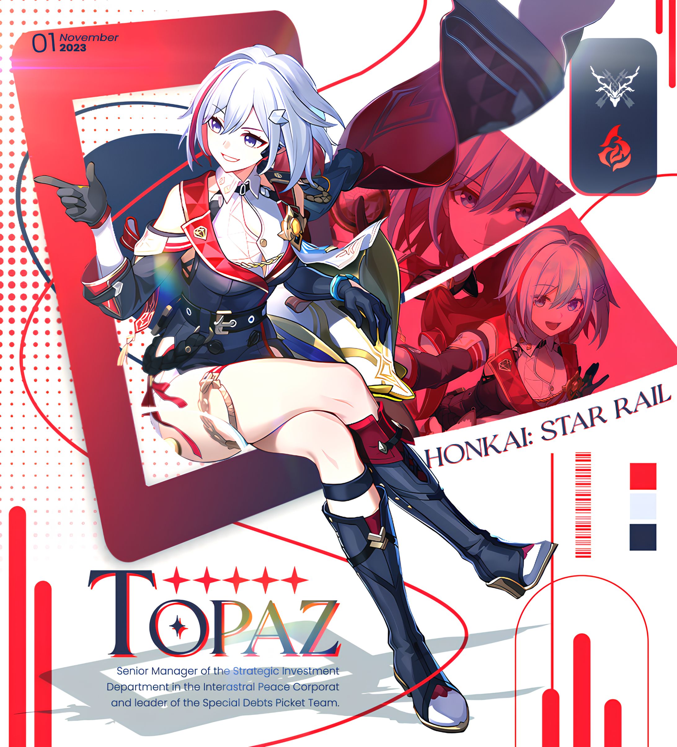 [Poster Design] Topaz - Honkai Star Rail-1