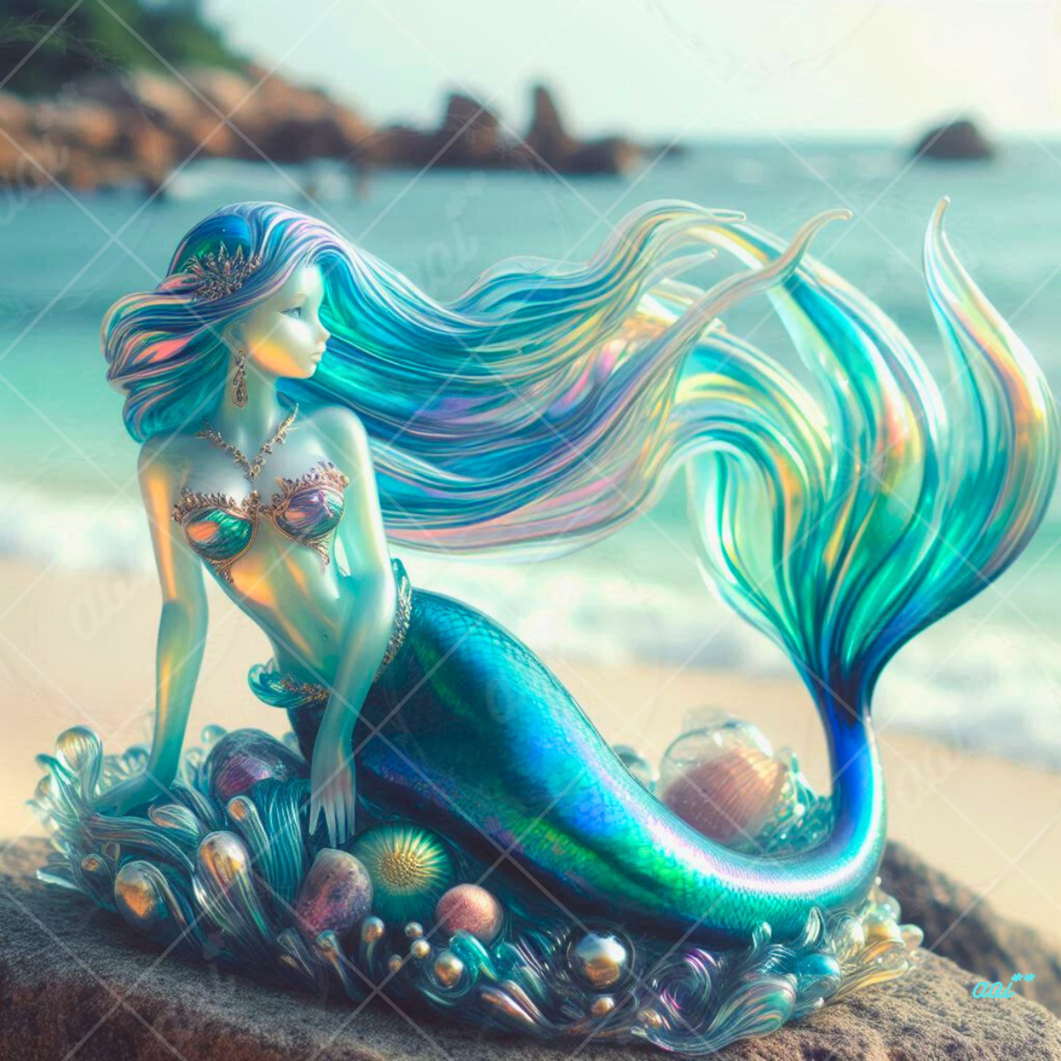 Mermaid of Rainbow Dreams-1