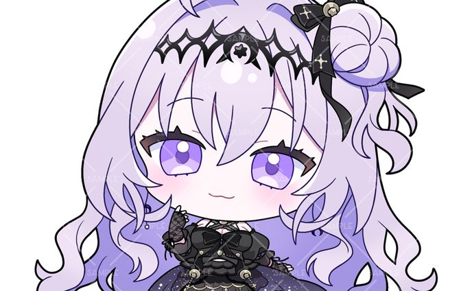 ぶいのこ所属『月歌ぐりむ』様　イラスト