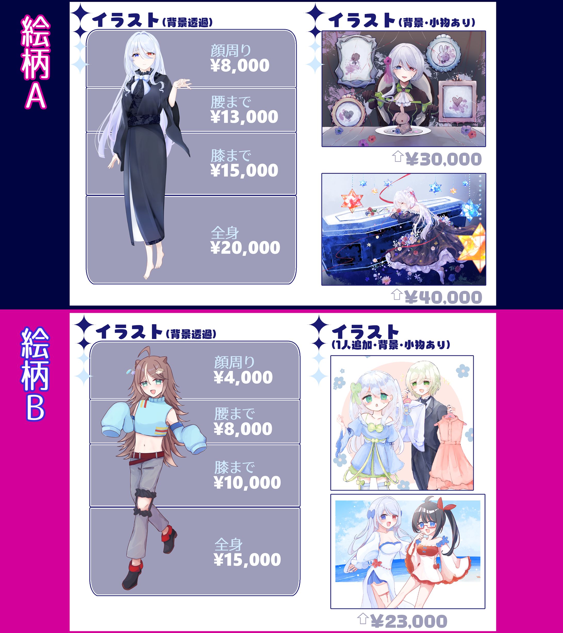 📍価格表(イラスト/SD/MV)-1