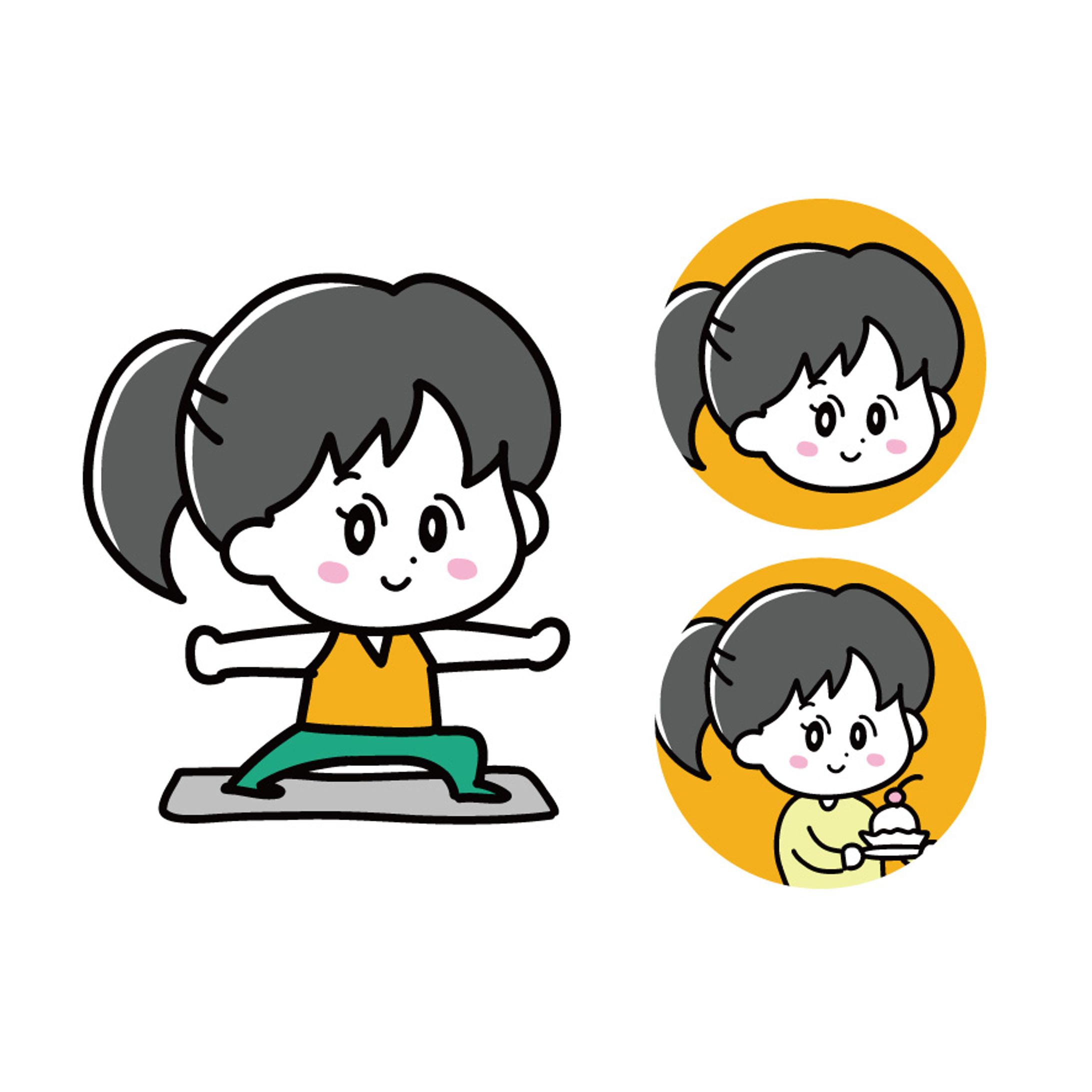 人物アイコン：ちびキャラ-1