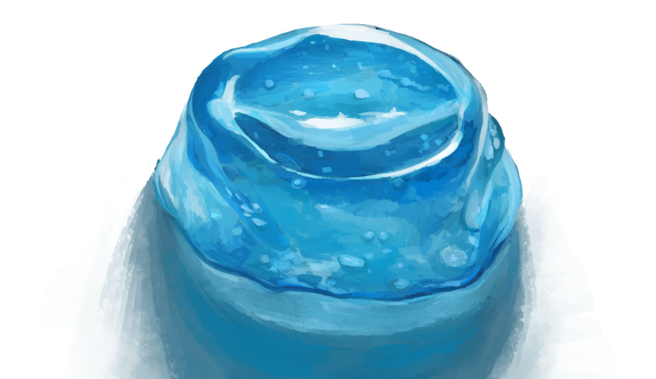 1時間おえかき：硬めのクリアスライム-1