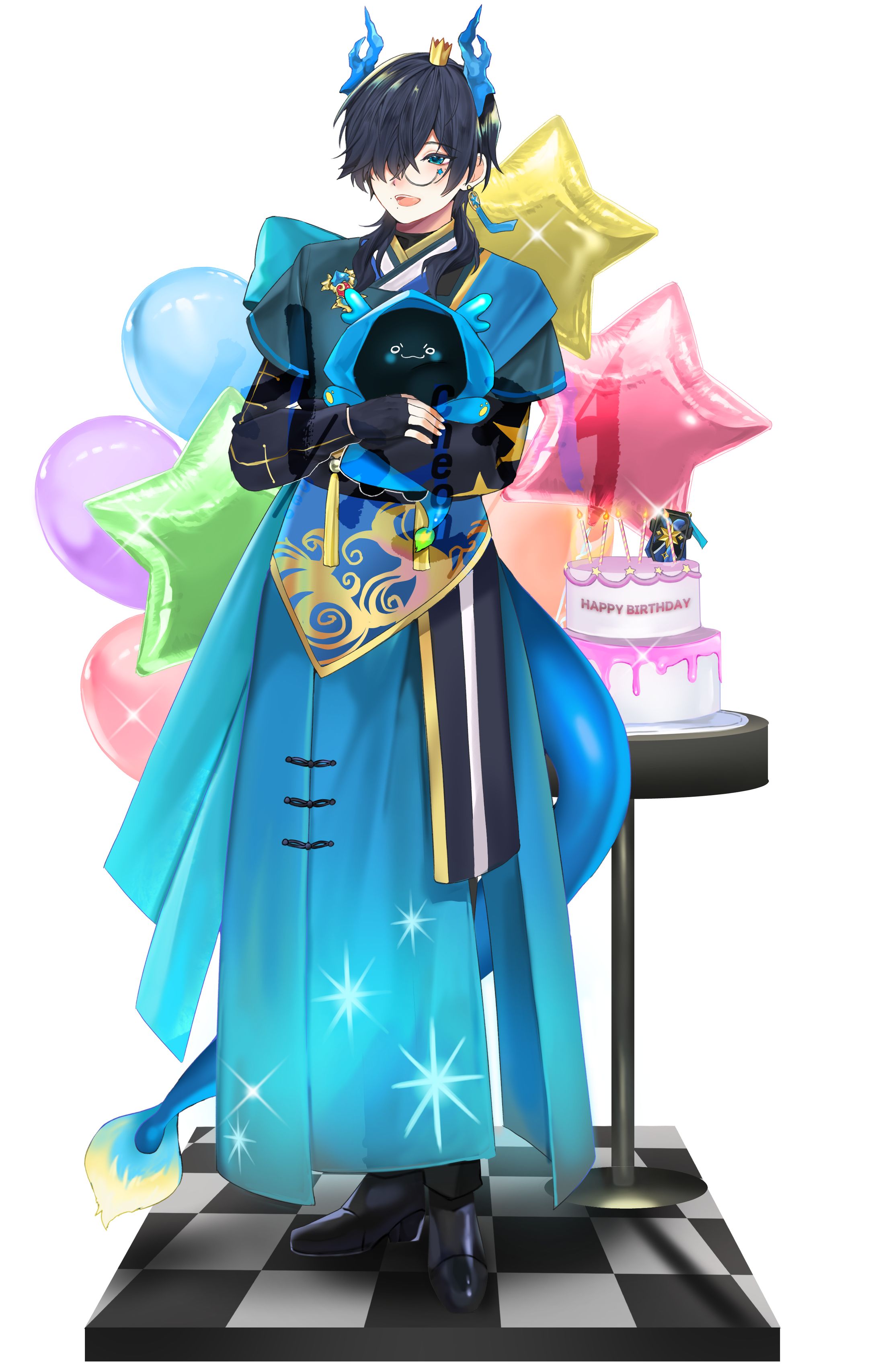 Vtuver birthday goods illust-1