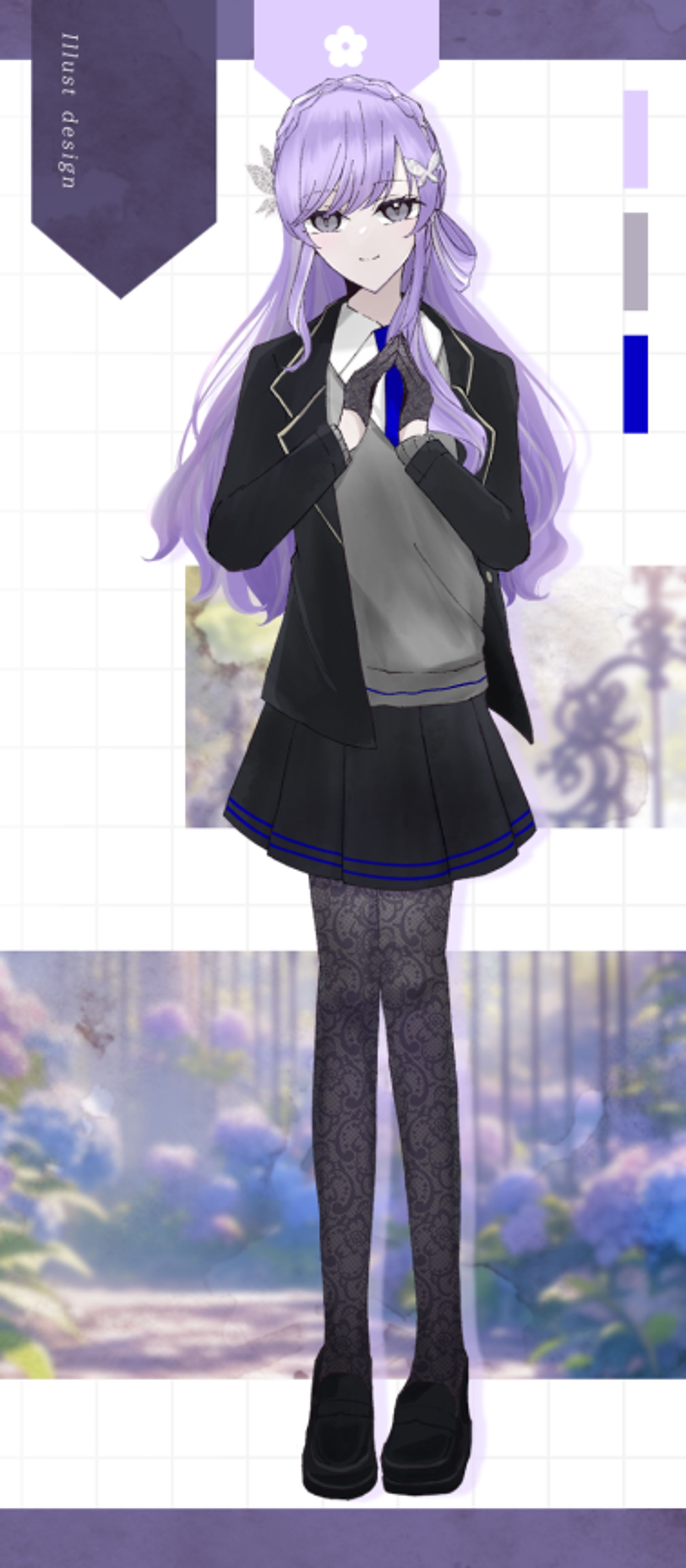 【自主制作】等身イラスト-1