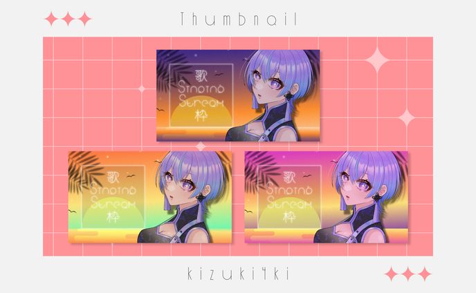 歌枠サムネイル￤Thumbnail
