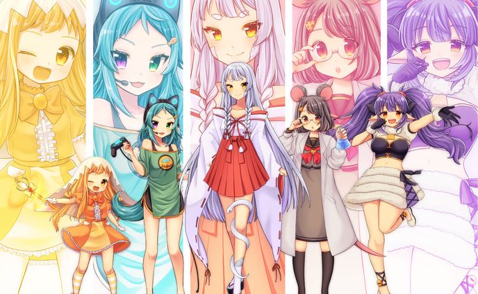 動物モチーフのVtuber