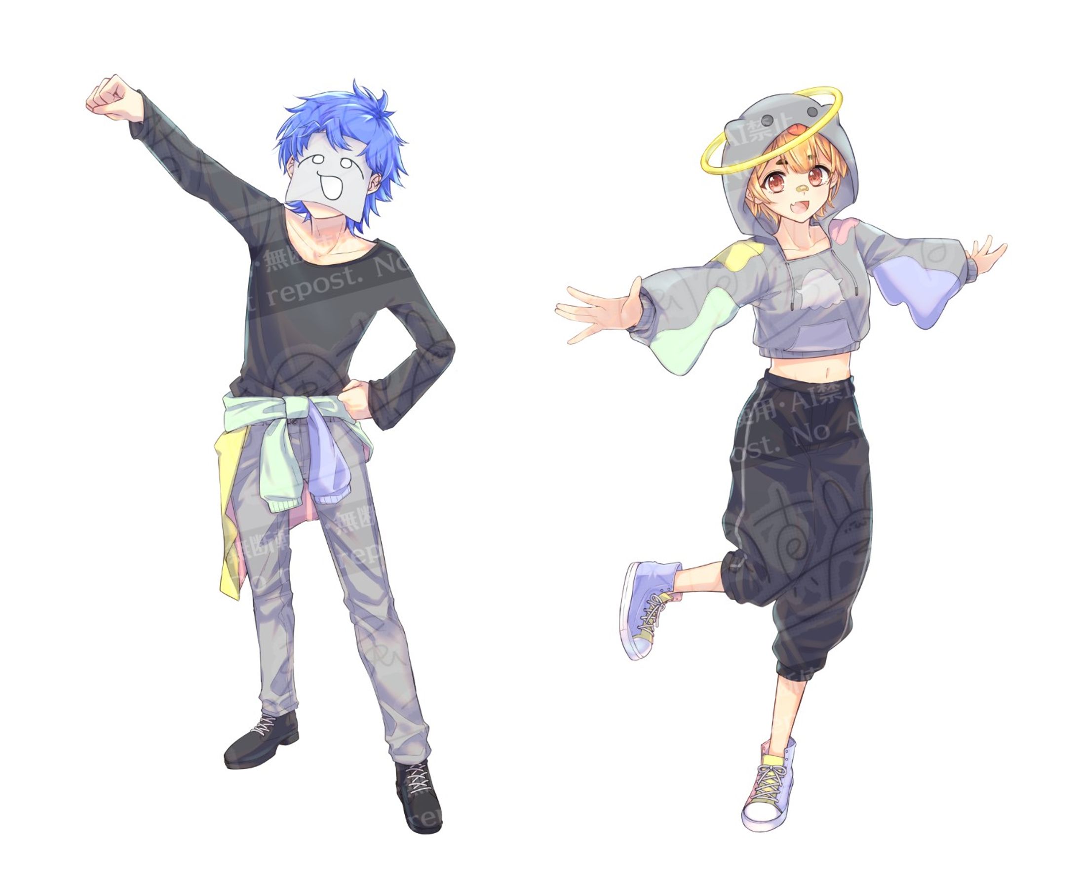 活動者様 立ち絵イラスト-1