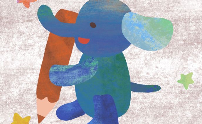 イラスト『ゆめは描ける。たとえくらやみでも』  絵本作家ぽよみ