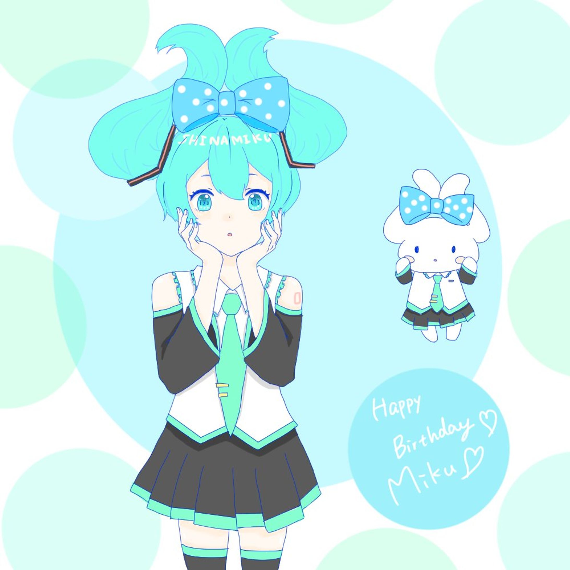 初音ミクバースデーイラスト-1