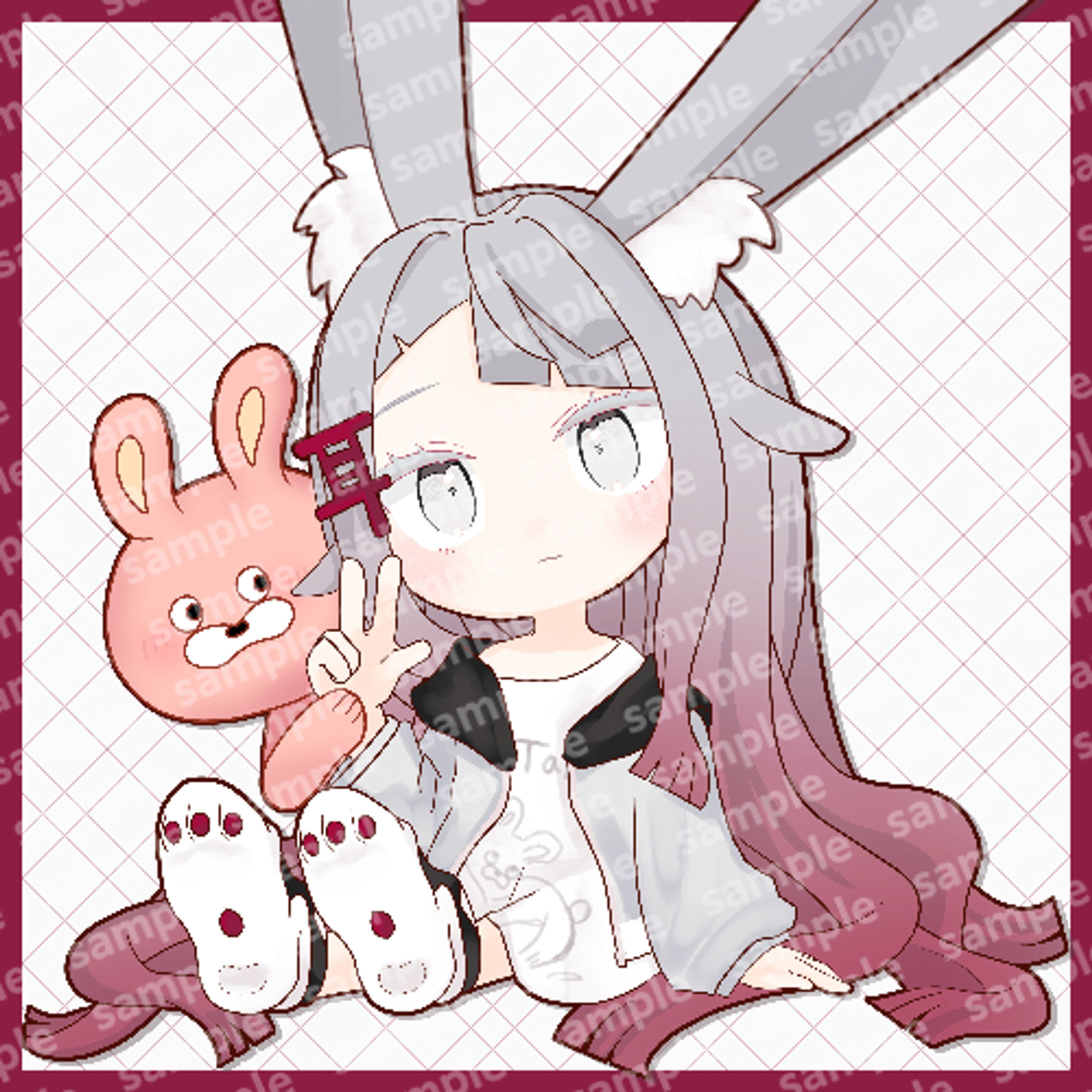 👂️みみのこ【VRC向け3Dモデル】【ファンアート】【ご依頼】-1