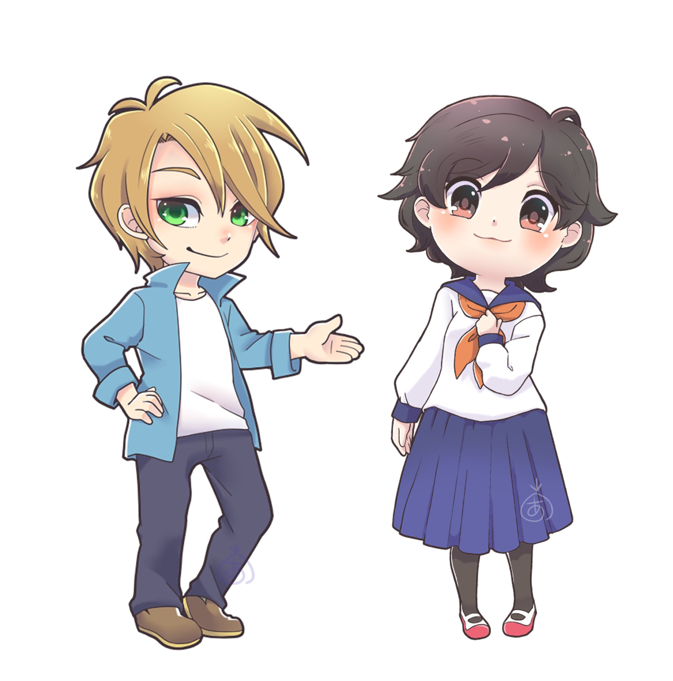 アニメよりのイラスト-1