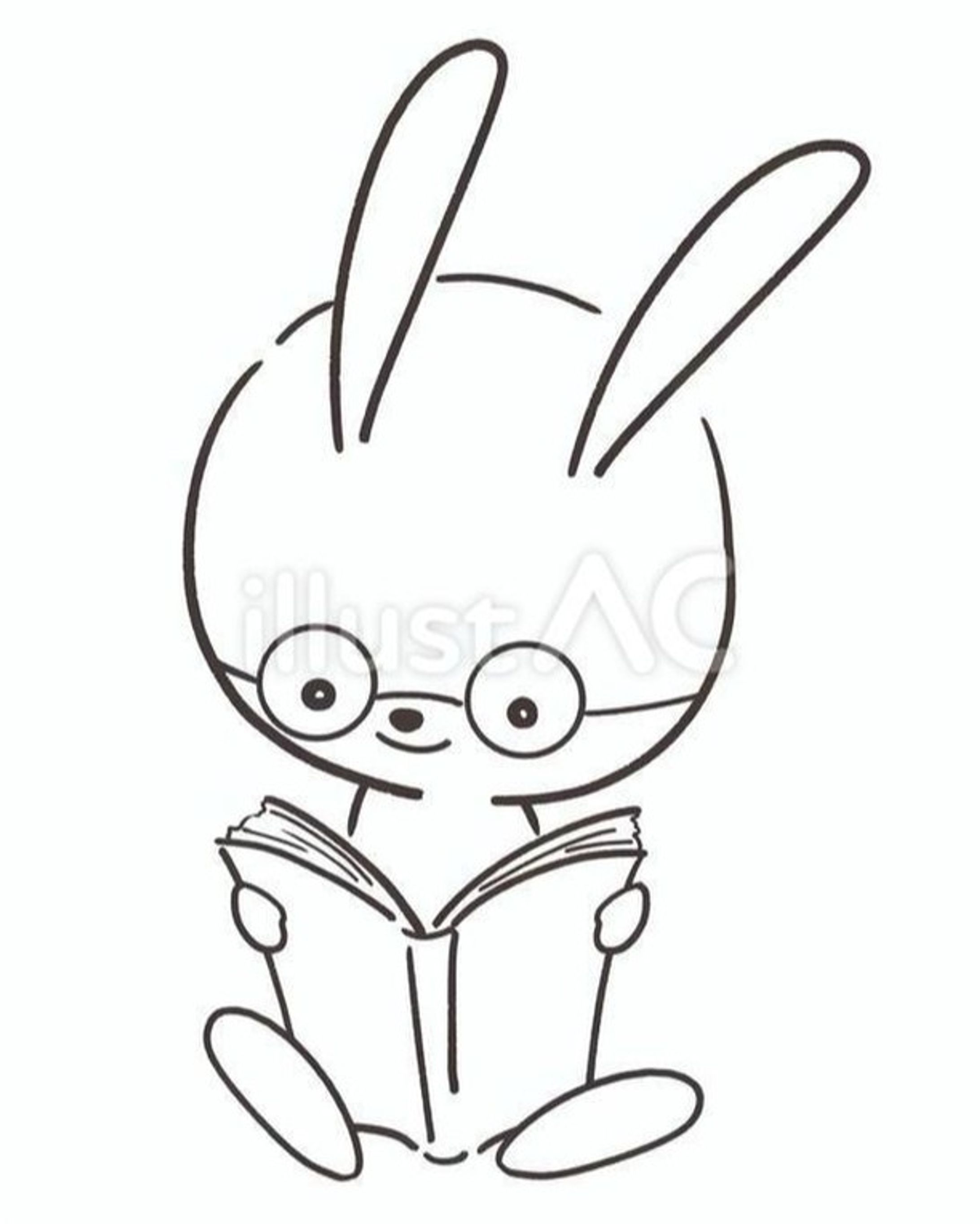 楽しい。　#ウサギ　#動物　#イラストAC　#かわいい　#イラスト　https://www.ac-illust.com/main/detail.php?id=23608846-1
