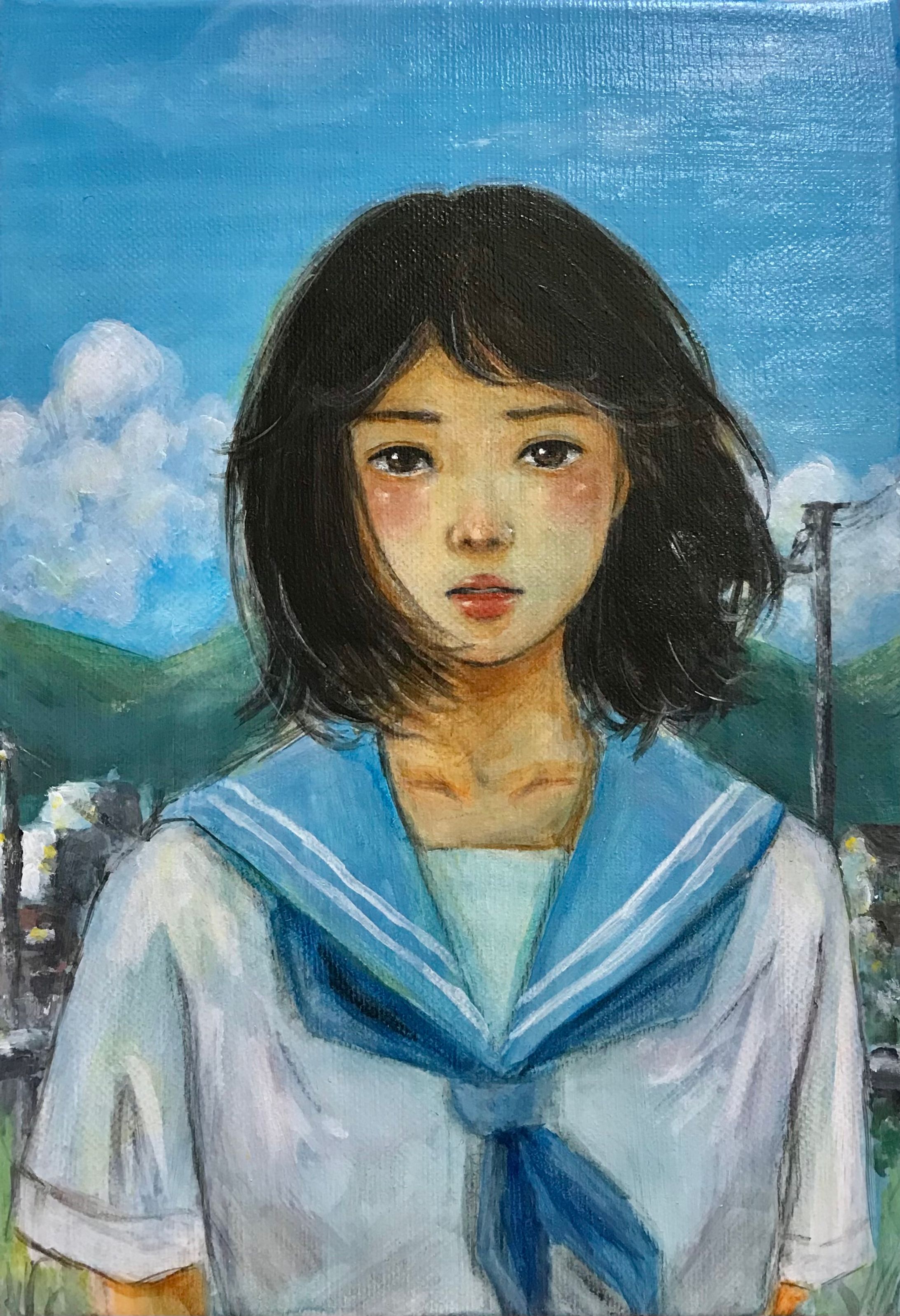 知らないくせに。(第二回文化藝術展展示作品Fサムホール)-1