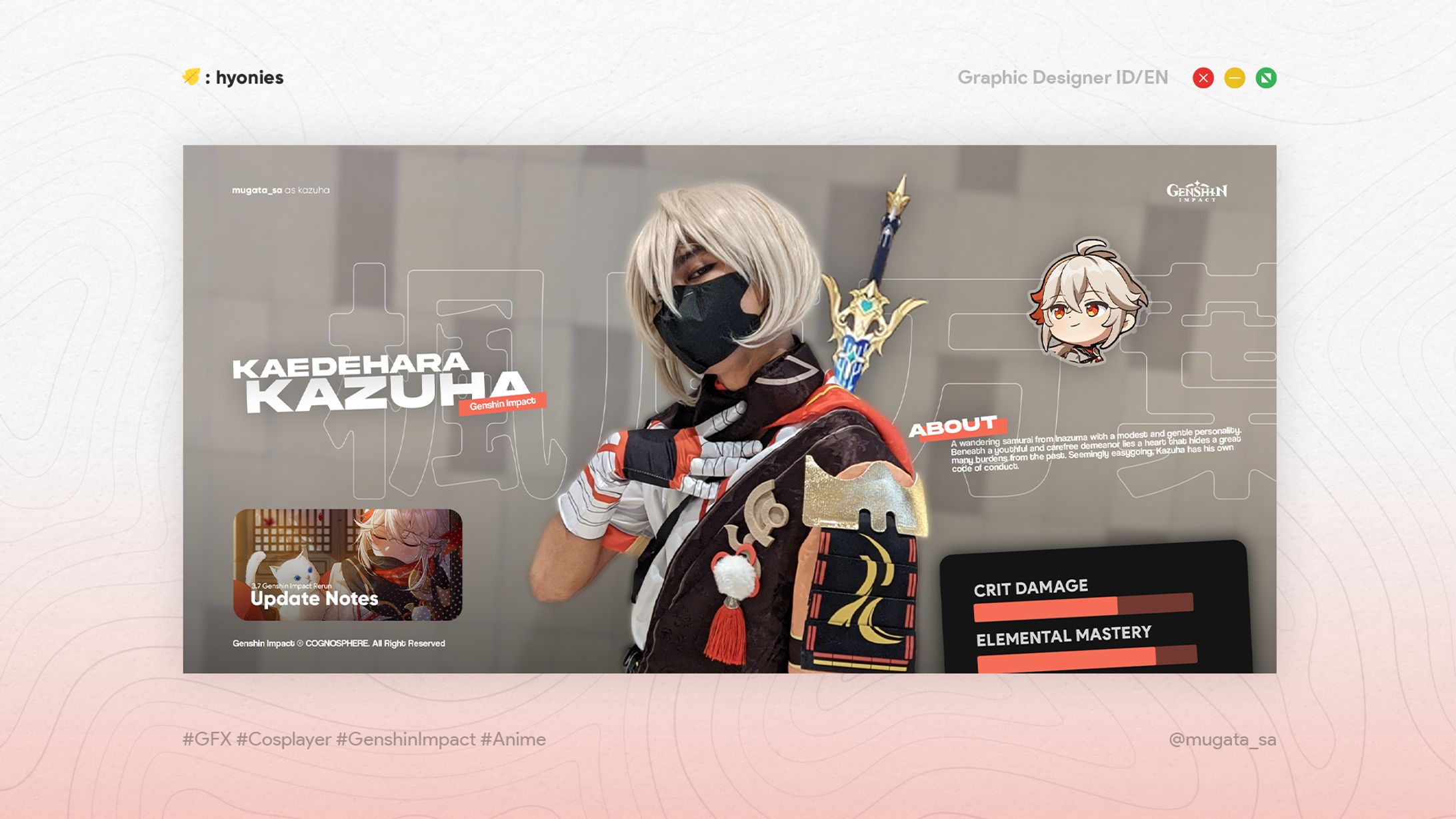 【Cosplayer】Kazuha - Genshin Impact -1