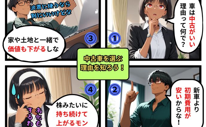 中古車を選ぶ理由を知ろう！