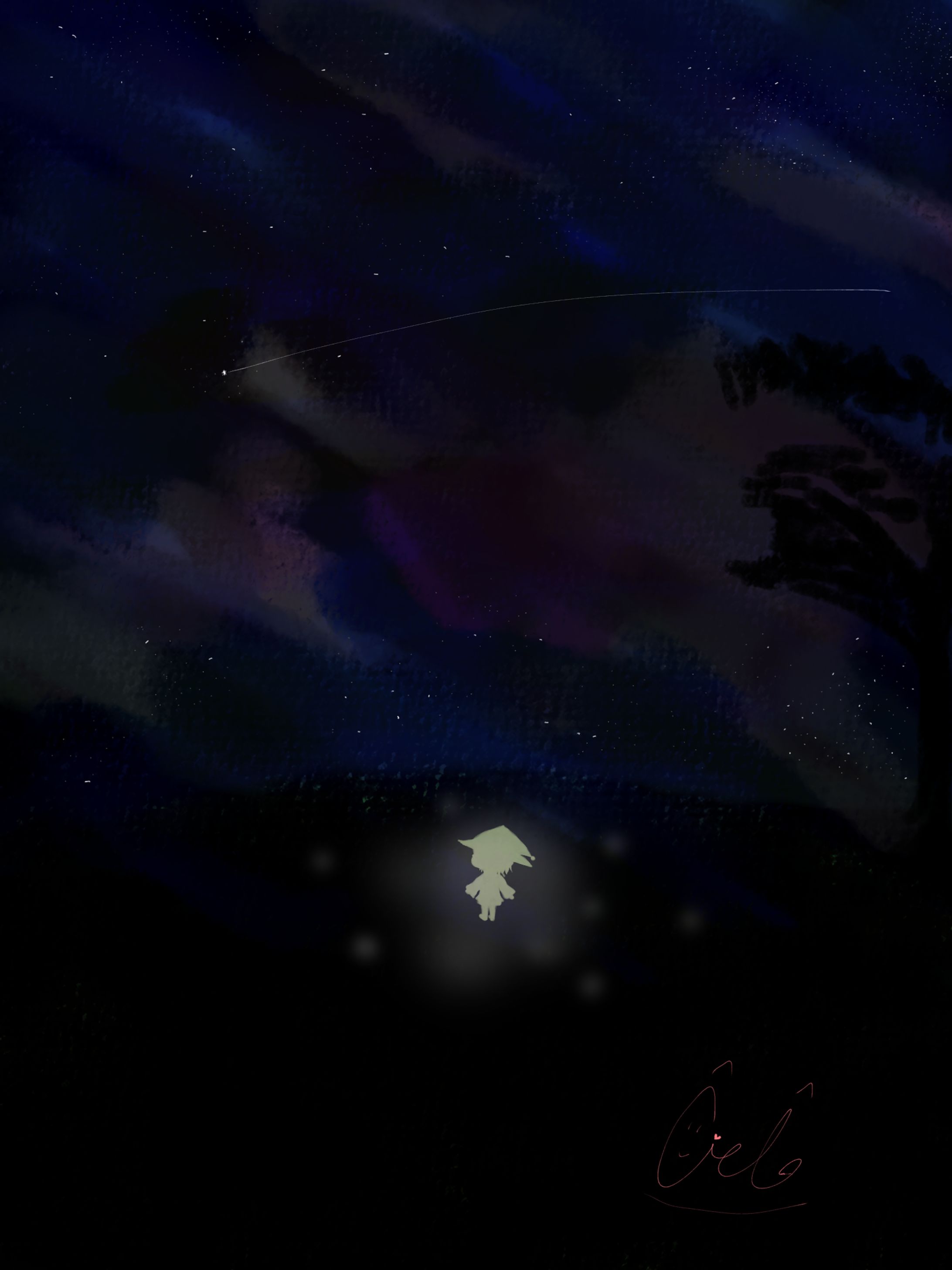 夜空(妖精有無ver.)-1