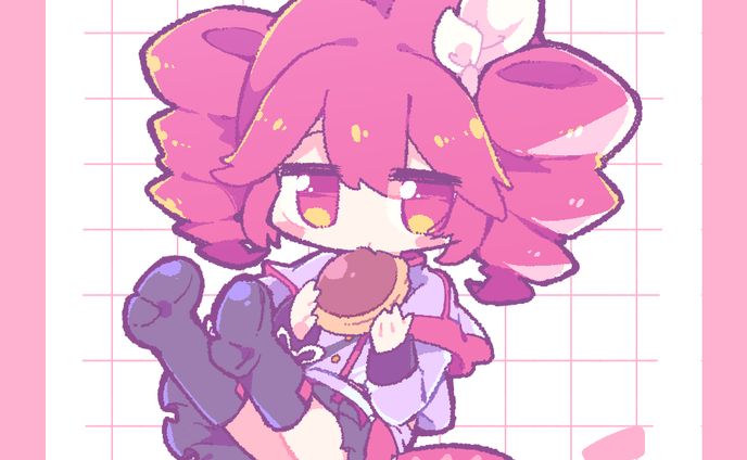 重音テト ステッカーイラスト(イベント頒布)