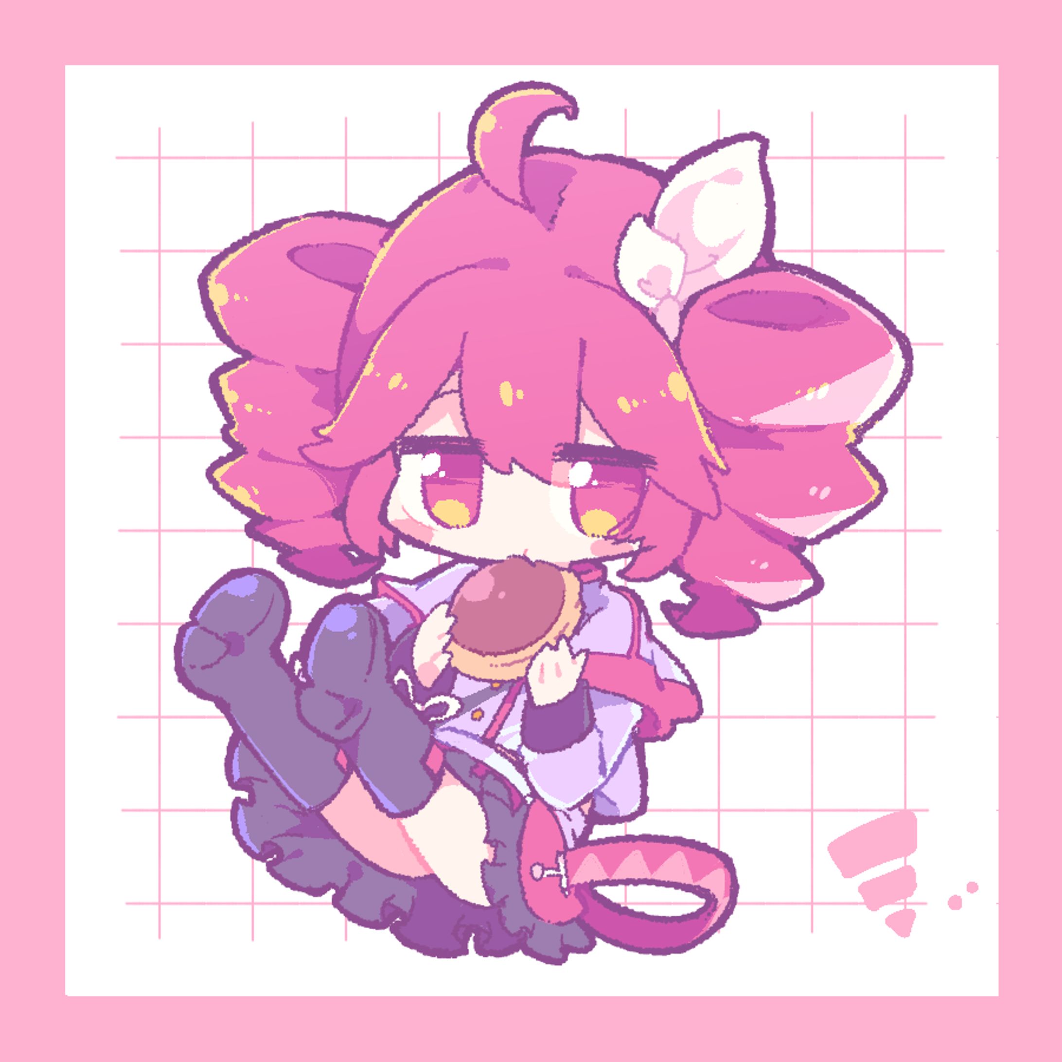 重音テト ステッカーイラスト(イベント頒布)-1