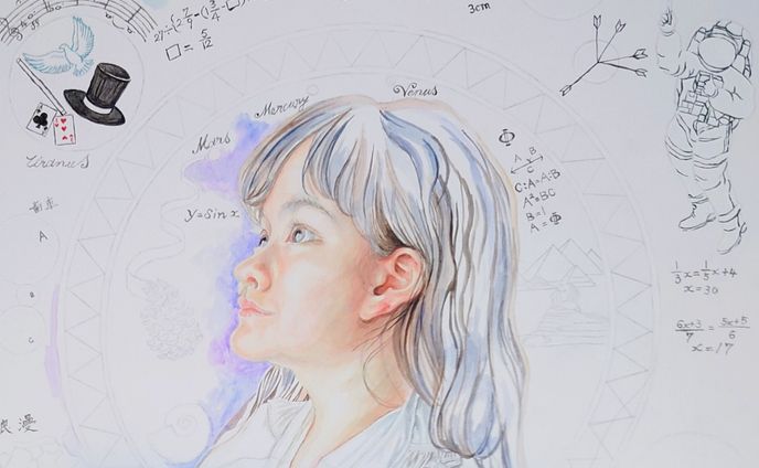 The Planets  Holst 描き途中 部分