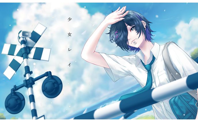 【少女レイ】 MV用サムネイラスト