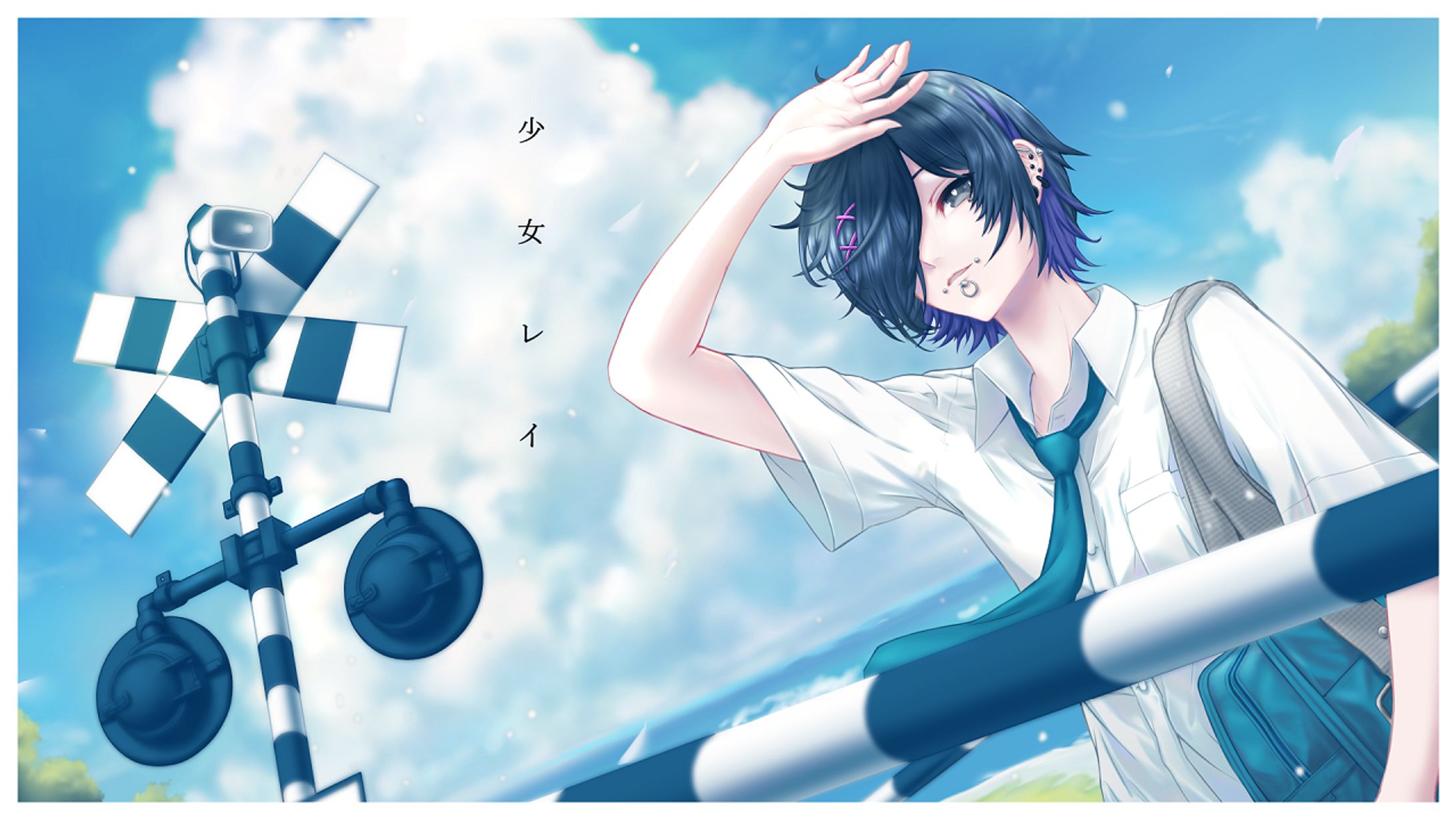 【少女レイ】 MV用サムネイラスト-1