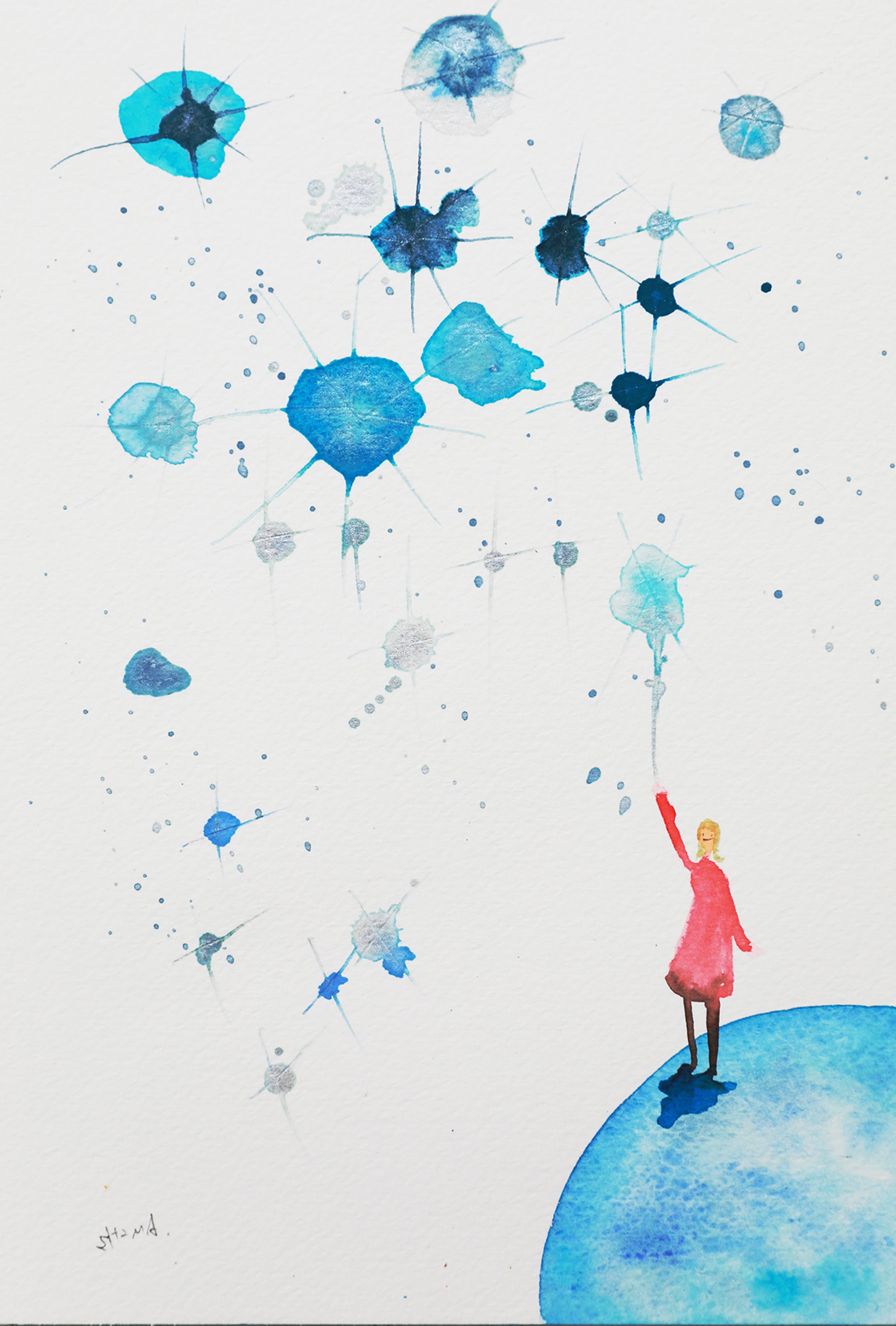 星をつくる　Blue-1