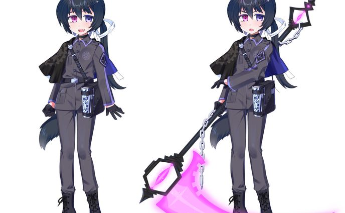 2020/8  人仁輪 紡（ひととわ つむぐ）さん　新衣装・表情差分