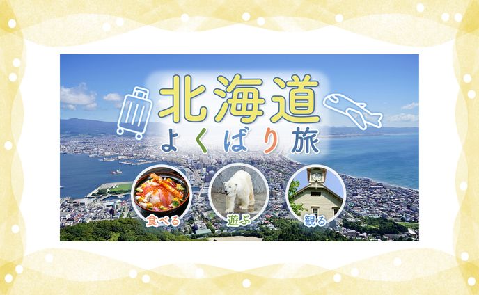 北海道旅行バナー（架空）