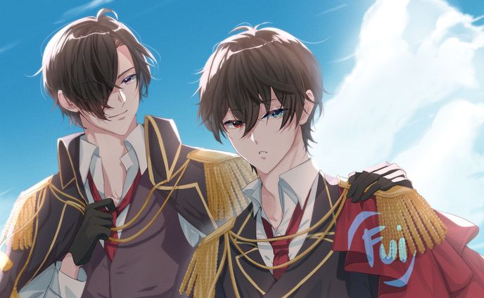 Bust-up Couple Full Render