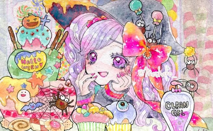 「お菓子の魔女は夢心地」
⁡⁡
⁡#死者たちのパレード に送り出しました🎃
⁡⁡
⁡⁡
⁡#illustration #illust #illustgram #art #animeart #artwork #painting  #drawing #watercolor #cute  #kawaii #originalcharacter  #イラスト #手描きイラスト #アナログイラスト #創作  #創作イラスト #オリジナル  #オリジナルイラスト #透明水彩  #水彩 #水彩画 #イラストグラム #イラスト好きな人と繋がりたい #絵描きさんと繋がりたい  #ハロウィン #ハロウィンイラスト  #halloween