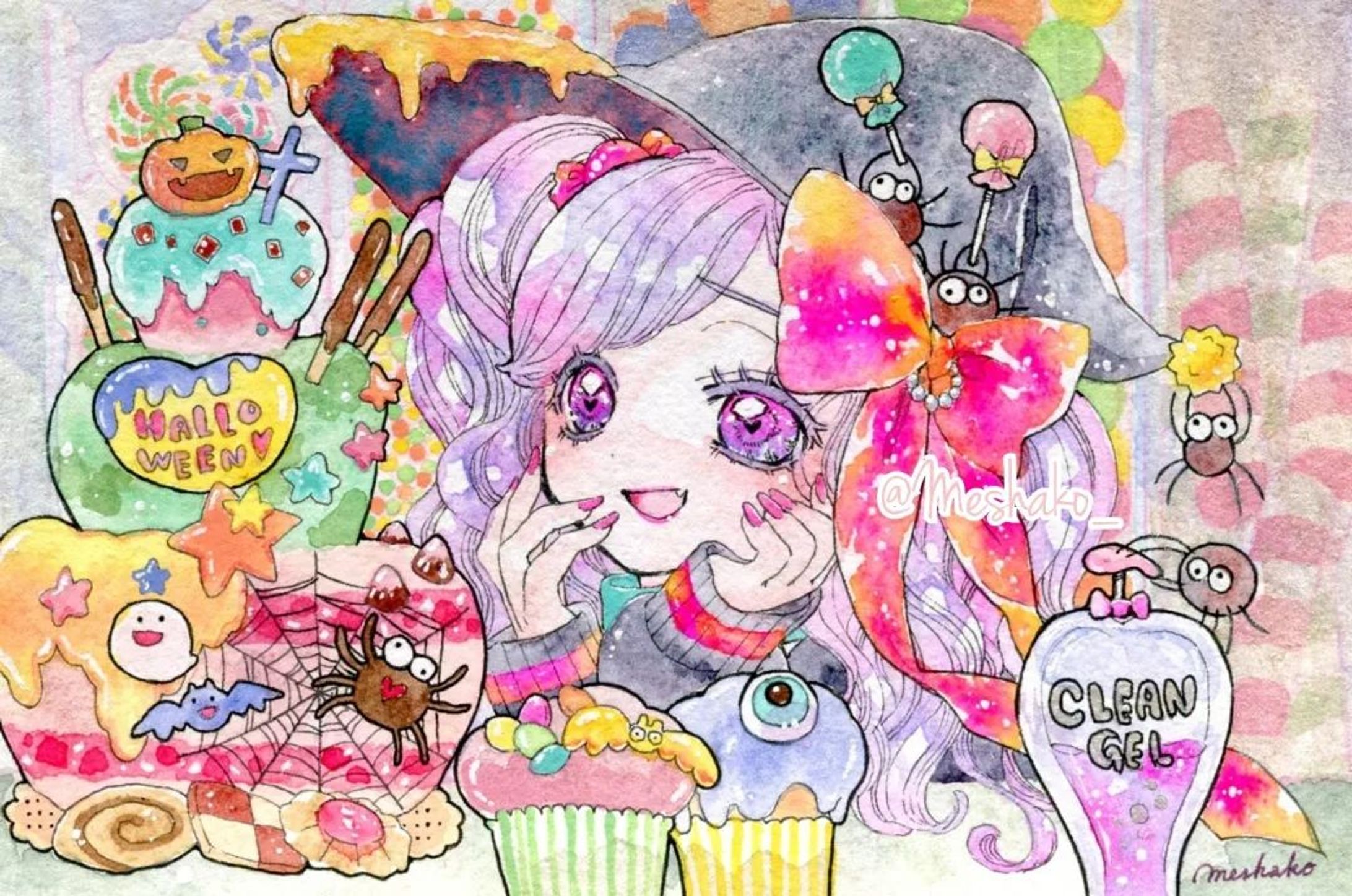 「お菓子の魔女は夢心地」
⁡⁡
⁡#死者たちのパレード に送り出しました🎃
⁡⁡
⁡⁡
⁡#illustration #illust #illustgram #art #animeart #artwork #painting  #drawing #watercolor #cute  #kawaii #originalcharacter  #イラスト #手描きイラスト #アナログイラスト #創作  #創作イラスト #オリジナル  #オリジナルイラスト #透明水彩  #水彩 #水彩画 #イラストグラム #イラスト好きな人と繋がりたい #絵描きさんと繋がりたい  #ハロウィン #ハロウィンイラスト  #halloween-1
