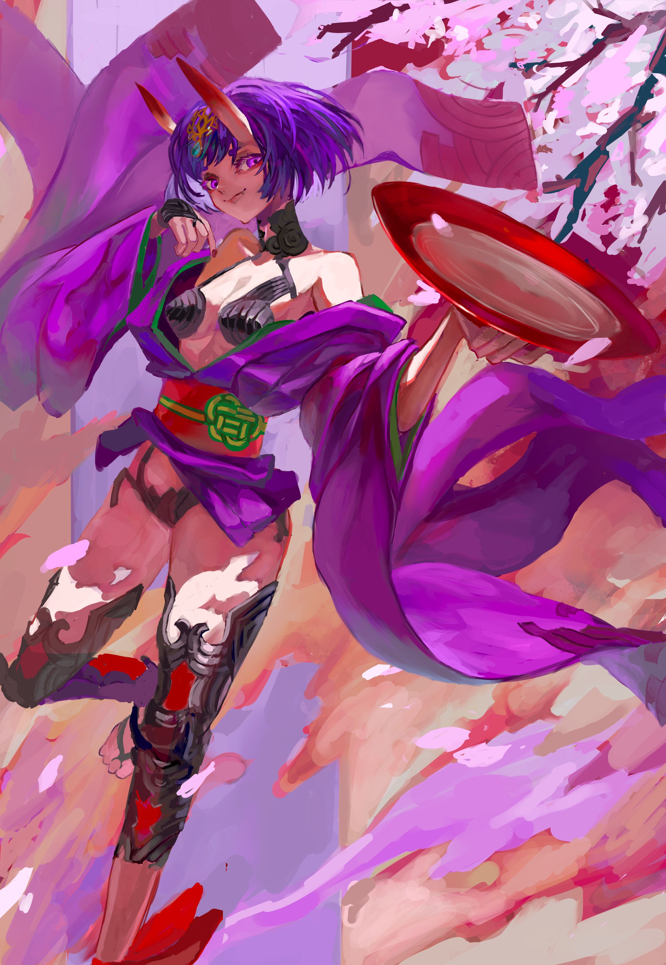 Fate grand order 酒呑童子　二次創作イラスト-1