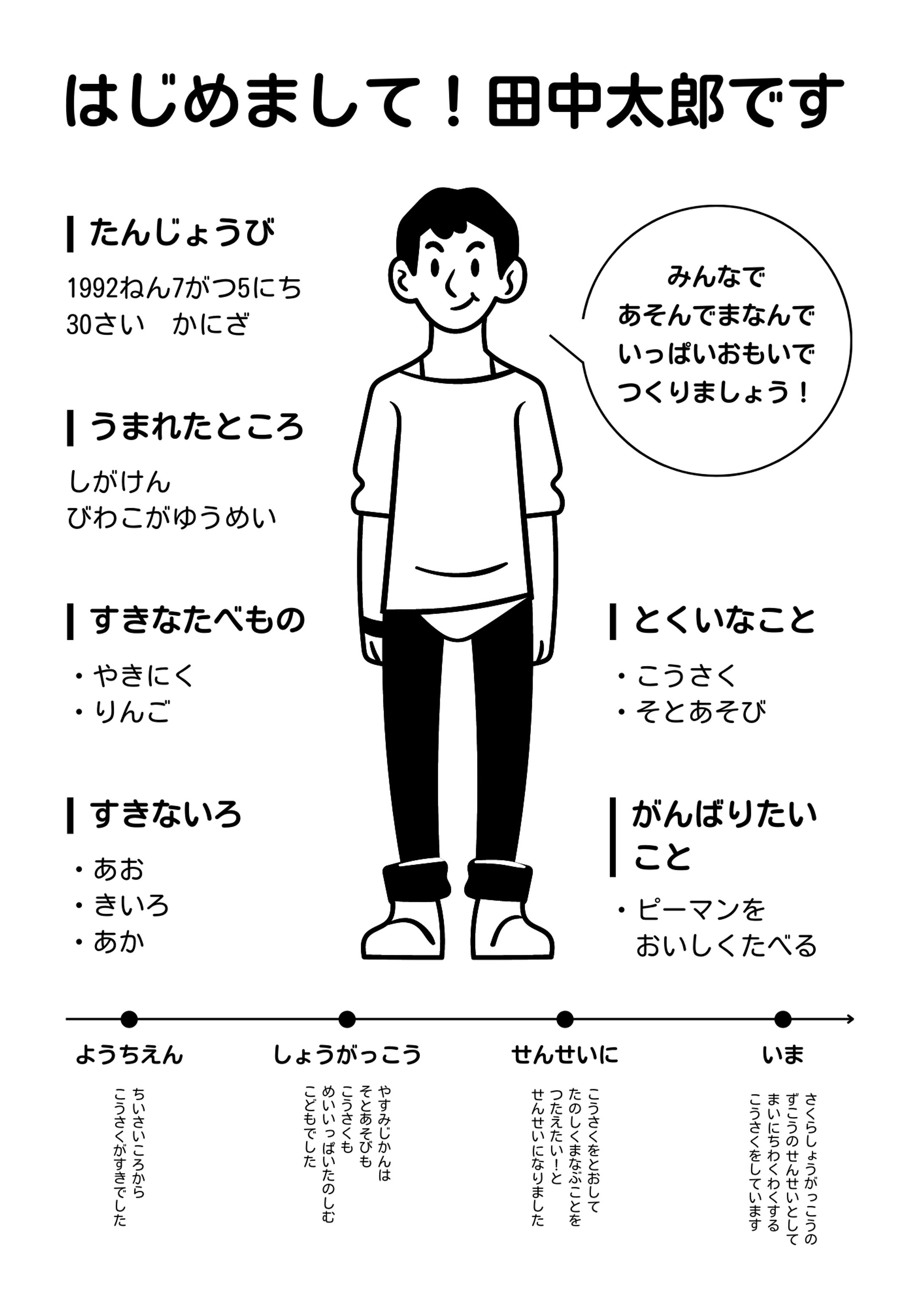【制作実績】Canva 先生の自己紹介 テンプレート【Canva公式クリエイター】-1