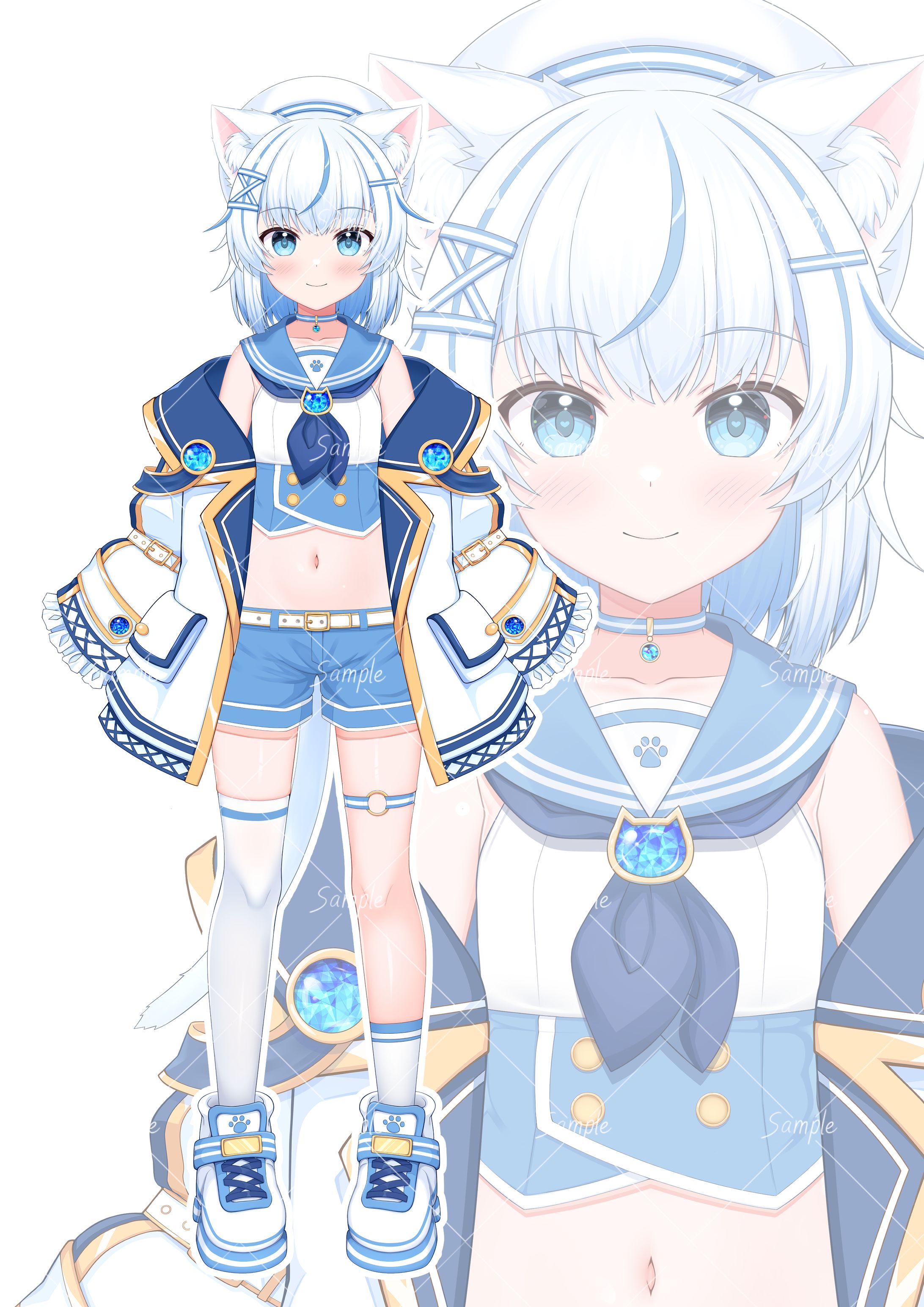VTuber雪月ユキ_ビジュアル制作-1