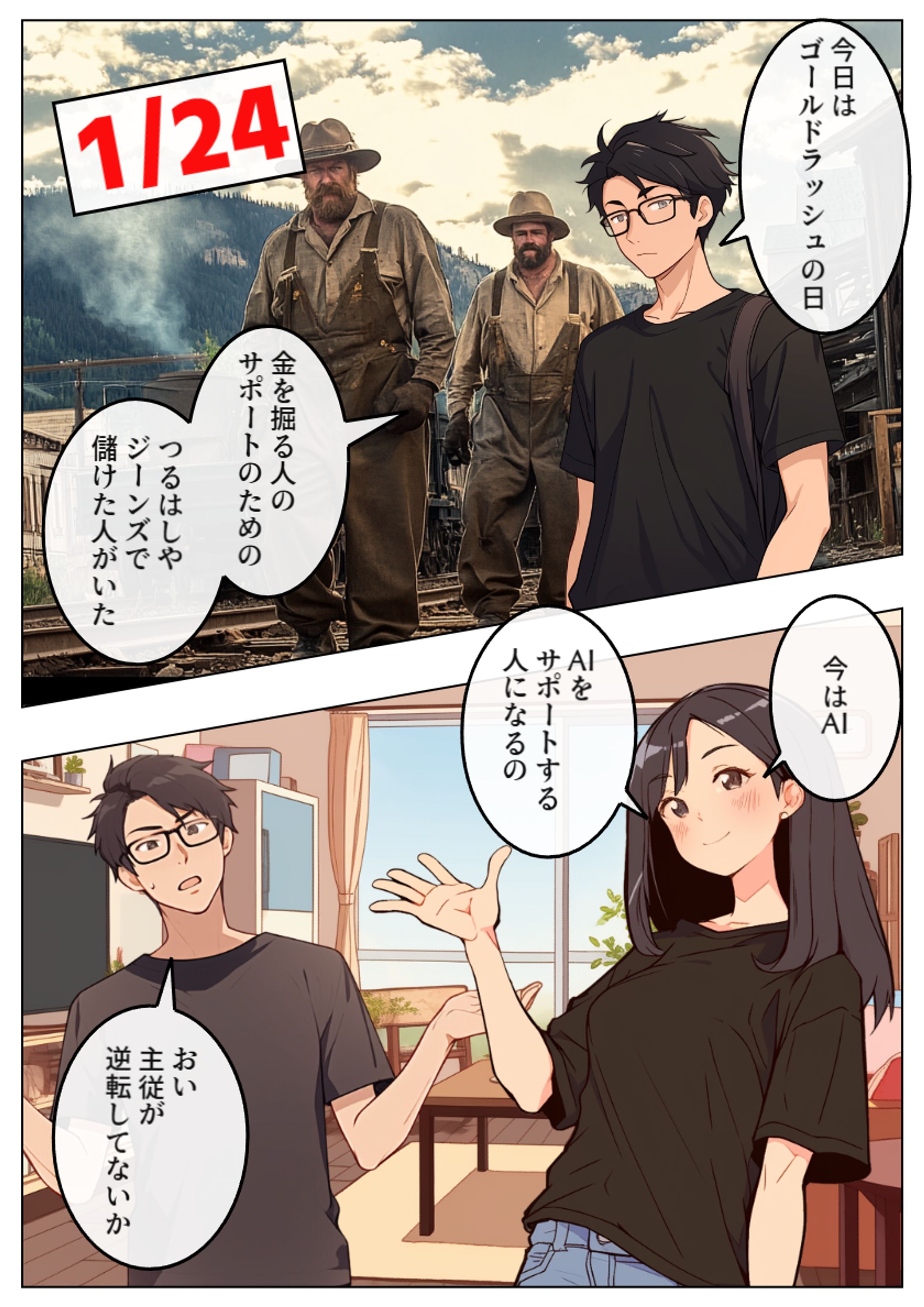 今日は何の日：1月24日　ゴールドラッシュの日-1